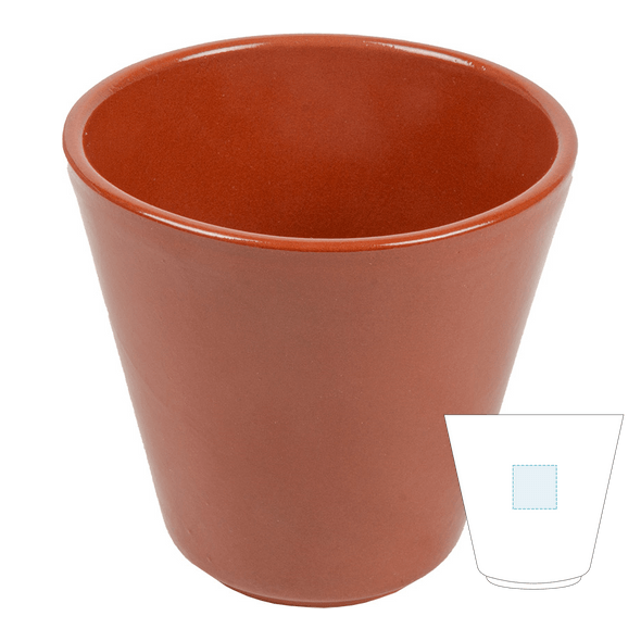 Glassware in Ceramic Crockery